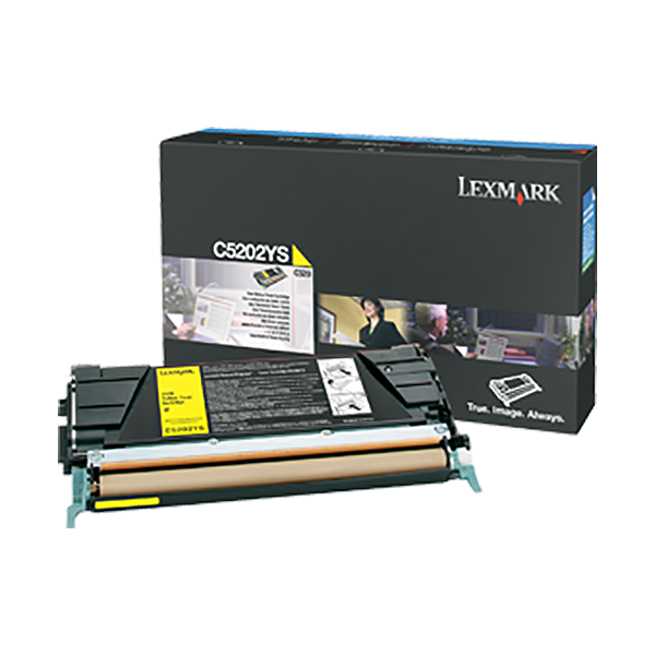 Lexmark C5202YS OEM Yellow Laser Toner Cartridge