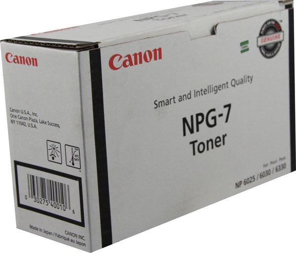 Canon 1377A002AA (NPG-7) OEM Black Copier Toner