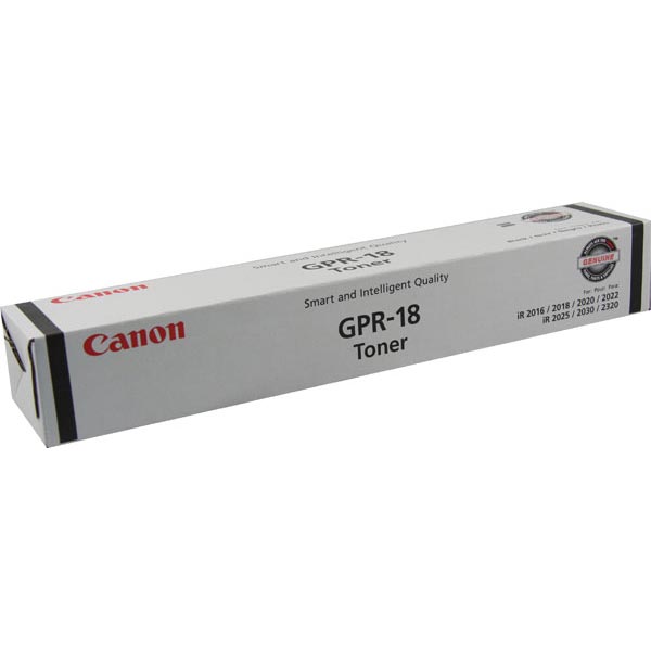 Canon 0384B003AA (GPR-18) OEM Black Copier Toner