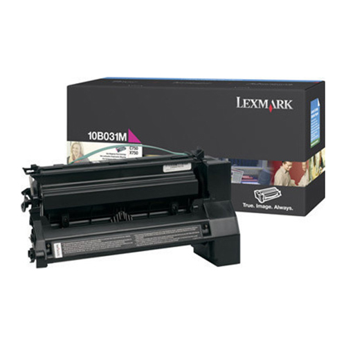 Lexmark 10B031M OEM Magenta Toner Cartridge