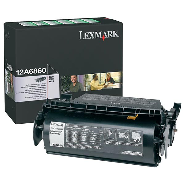 Lexmark 12A6860 OEM Black Print Cartridge