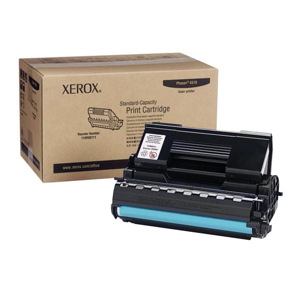 Xerox 113R00711 (113R711) OEM Black Laser Toner Cartridge
