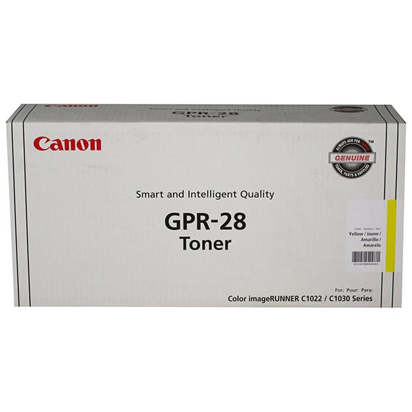 Canon 1657B004AA (GPR-28) OEM Yellow Toner Printer Cartridge