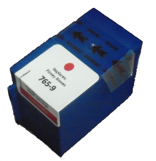 Premium 765-9 Compatible Pitney Bowes Red Inkjet Cartridge