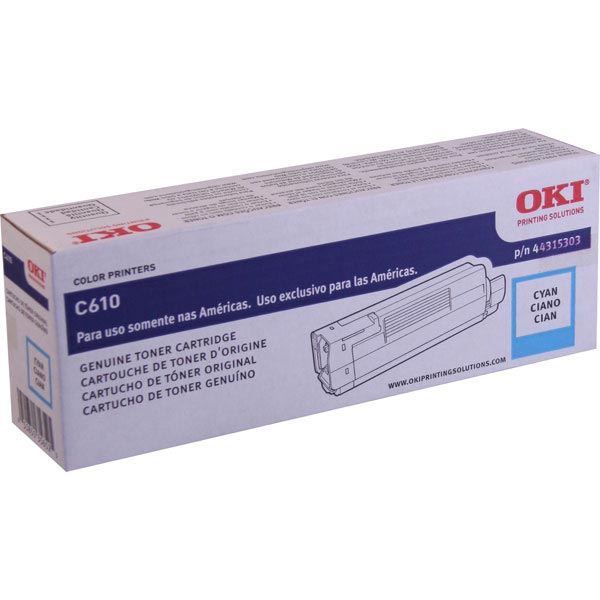 Okidata 44315303 OEM Cyan Toner Cartridge