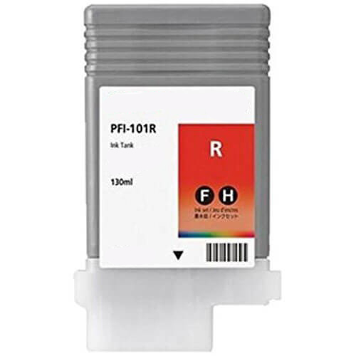 Premium 0889B001AA (PFI-101R) Compatible Canon Red Inkjet Cartridge