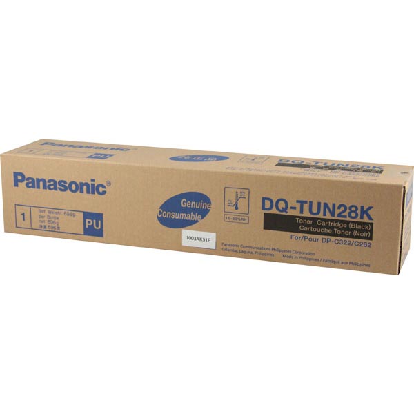 Panasonic DQ-TUN28K OEM Black Laser Toner Cartridge