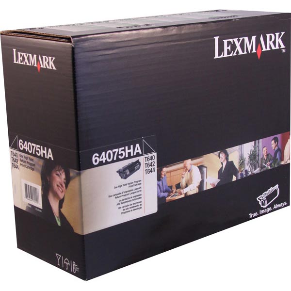 Lexmark 64075HA OEM High Yield Black Toner Cartridge