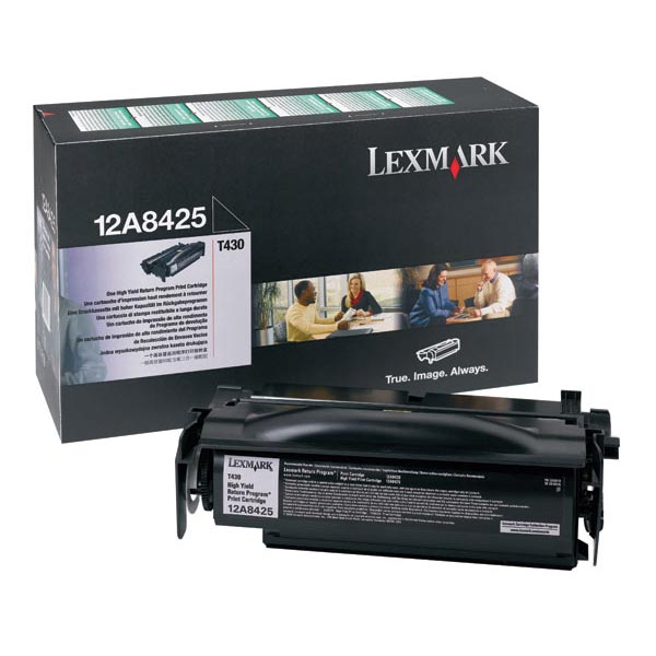 Lexmark 12A8425 OEM Black Toner Cartridge