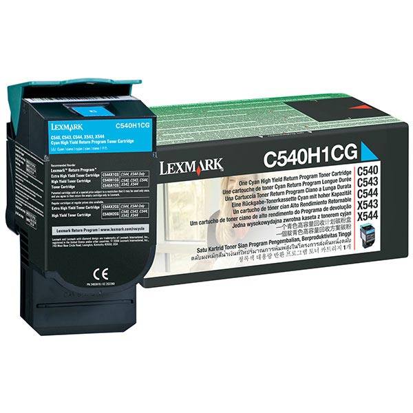 Lexmark C540H1CG OEM Cyan Toner