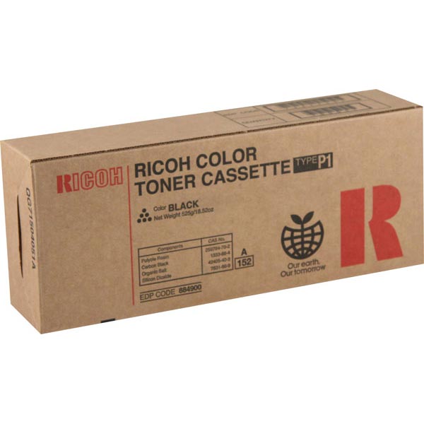 Ricoh 884900 (Type P1) OEM Black Laser Toner Cartridge