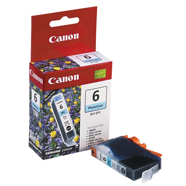 Canon 4709A003 (BCI-6PC) OEM PhotoCyan Inkjet Cartridge