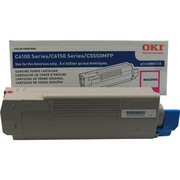 Okidata 43865718 OEM Magenta Toner Cartridge