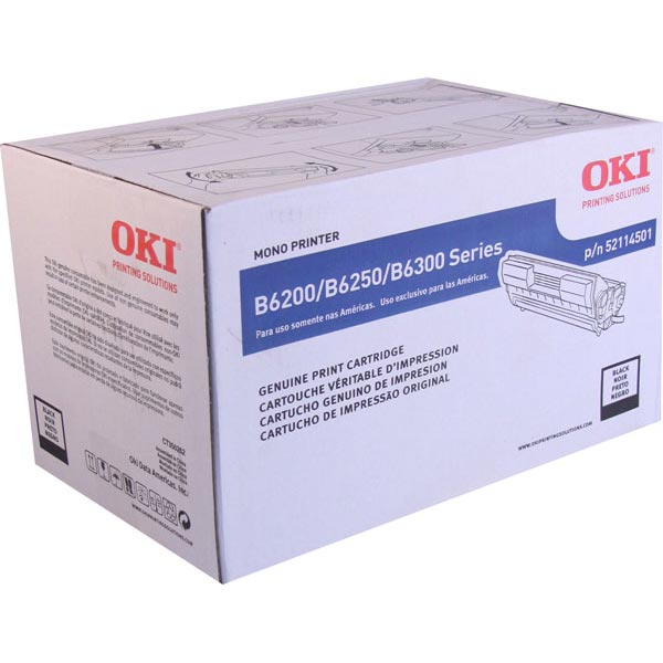 Okidata 52114501 OEM Black Toner Cartridge