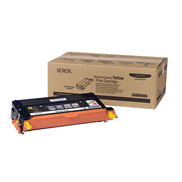 Xerox 113R00721 (113R721) OEM Yellow Laser Toner Cartridge