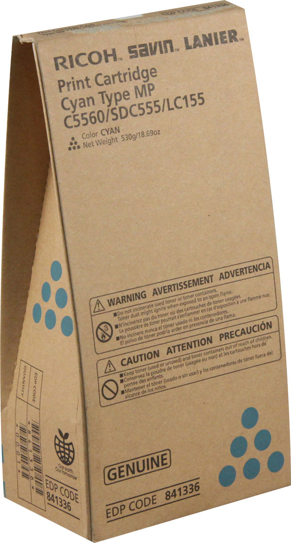 Gestetner 841336 OEM Cyan Toner