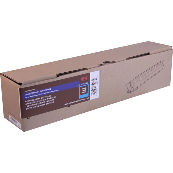 Okidata 42918903 (Type C7) OEM Cyan Toner Cartridge