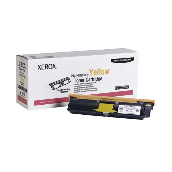 Xerox 113R00694 (113R694) OEM Yellow Toner Cartridge