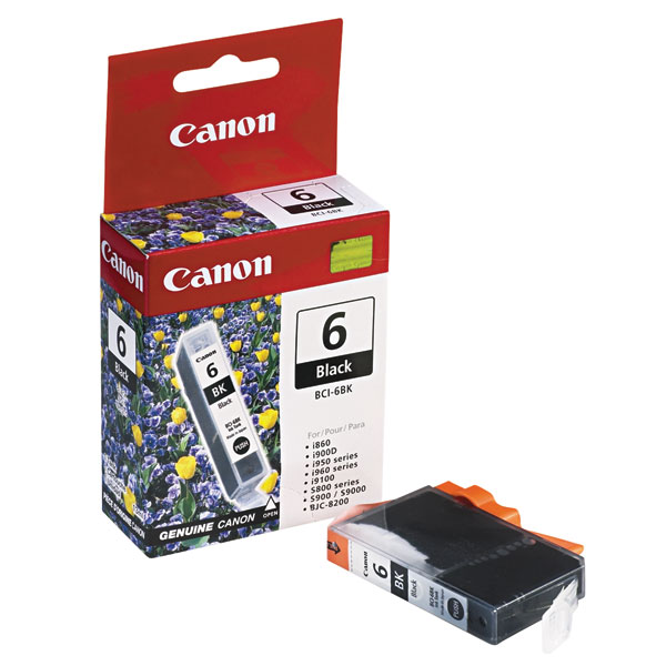 Canon 4705A003 (BCI-6BK) OEM Black Inkjet Cartridge