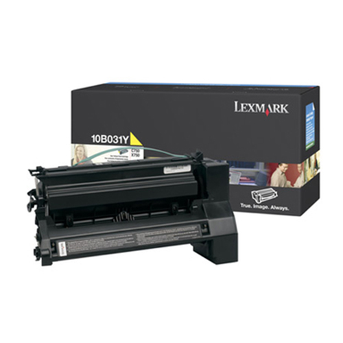 Lexmark 10B031Y OEM Yellow Toner Cartridge