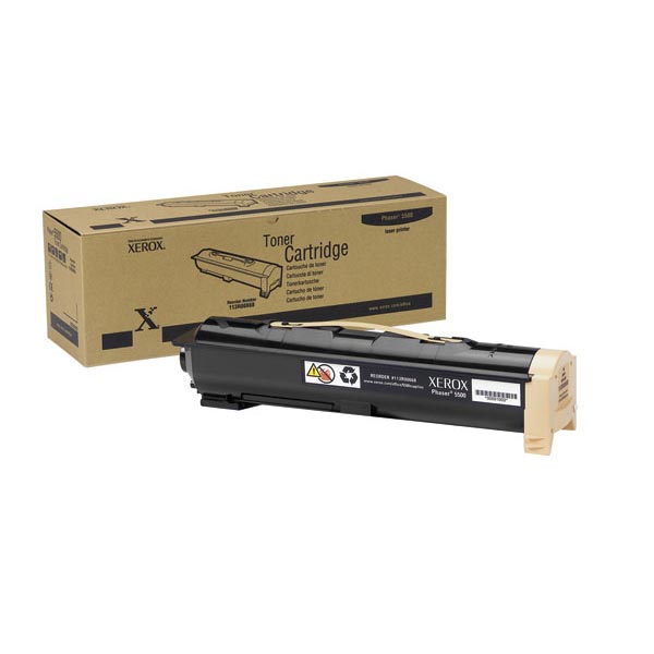Xerox 113R00668 (113R668) OEM Black Laser Toner Cartridge