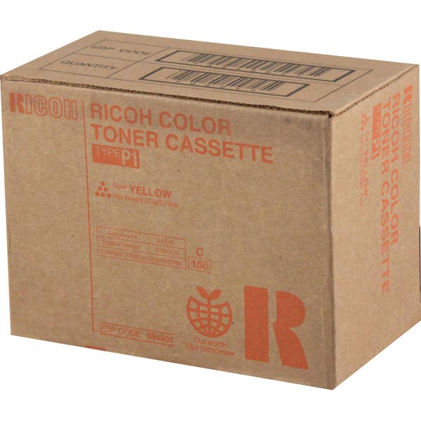 Ricoh 884901 (Type P1) OEM Yellow Laser Toner Cartridge