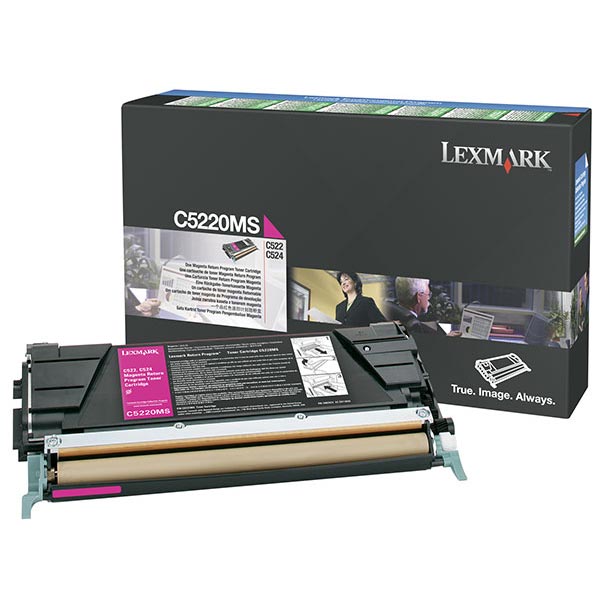 Lexmark C5220MS OEM Magenta Toner Cartridge