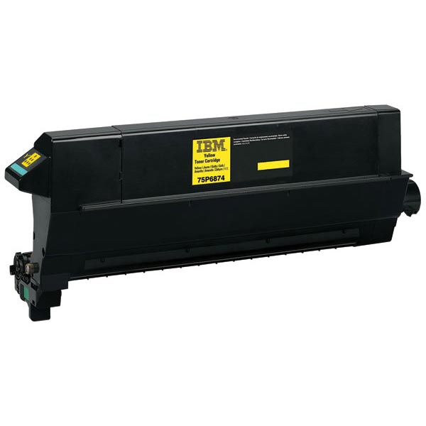 IBM 75P6874 OEM Yellow Toner Cartridge