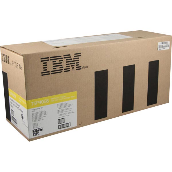 IBM 75P4058 OEM High Yield Yellow Toner Cartridge