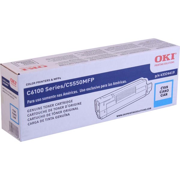 Okidata 43324419 OEM Cyan Toner