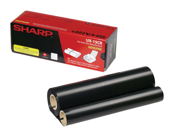 Sharp UX-15CR OEM Black Thermal Fax Ribbons