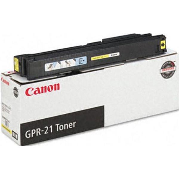 Canon 0259B001AA (GPR-21) OEM Yellow Toner Printer Cartridge