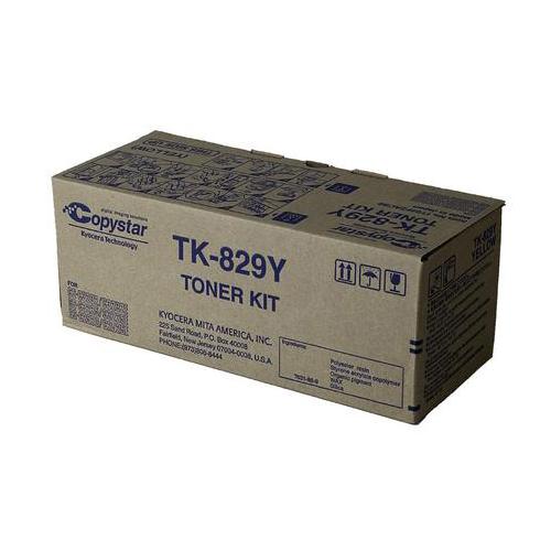 Copystar 1T02FZACS0 (TK-829Y) OEM Yellow Toner Cartridge