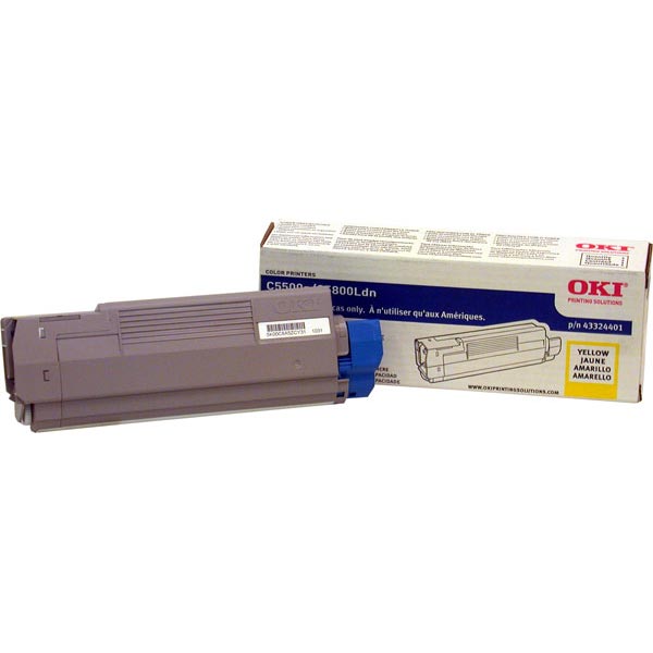 Okidata 43324401 (Type C8) OEM Yellow Toner