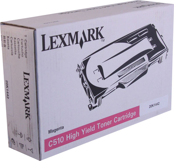 Lexmark 20K1442 OEM High Yield Magenta Toner Printer Cartridge