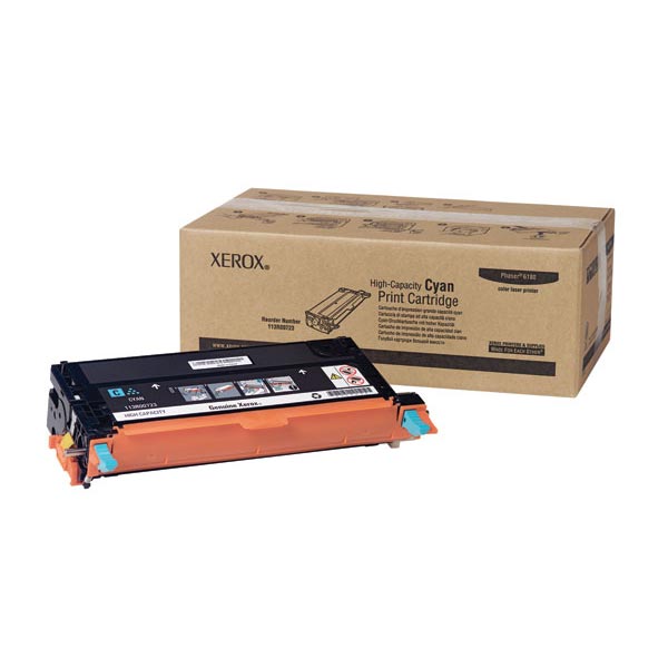 Xerox 113R00723 (113R723) OEM Cyan Toner Cartridge