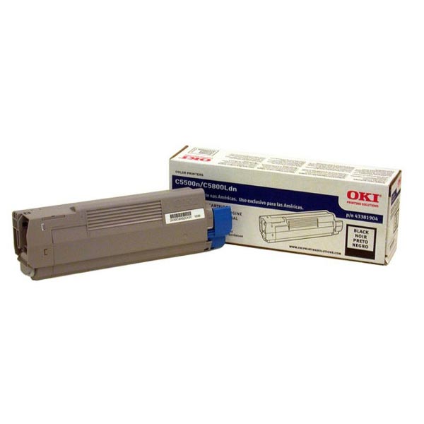 Okidata 43381904 (Type C8) OEM Black Toner