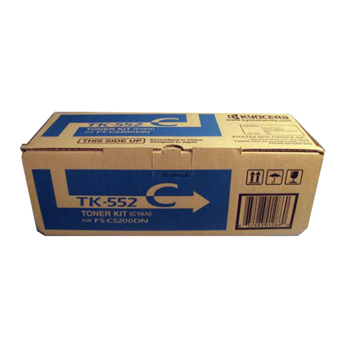 Kyocera Mita 1T02HMCUS0 (TK-552C) OEM Cyan Toner Cartridge