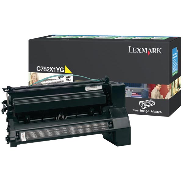 Lexmark C782X1YG OEM Extra High Yield Yellow Print Cartridge