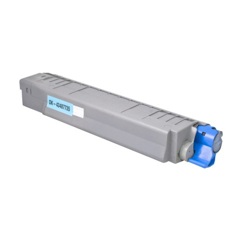 Premium 43487735 Compatible Okidata Cyan Toner Cartridge