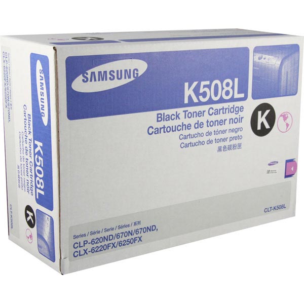 Samsung CLT-K508L OEM Black Toner Cartridge