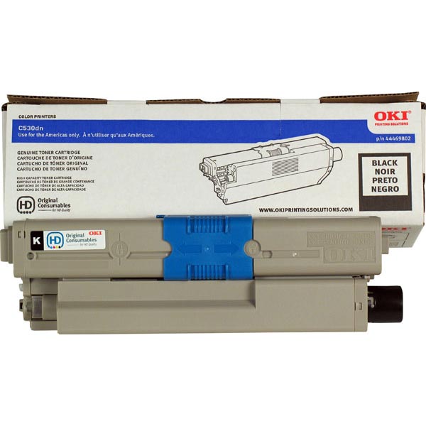 Okidata 44469802 OEM Black Toner Cartridge