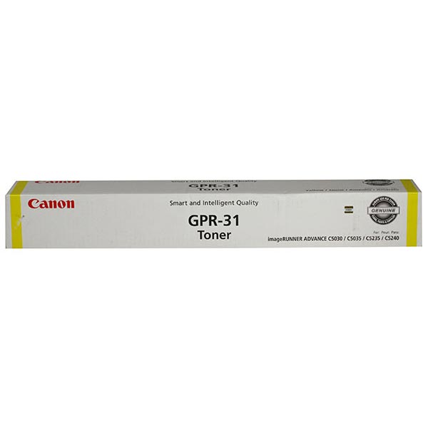 Canon 2802B003AA (GPR-31Y) OEM Yellow Toner Cartridge