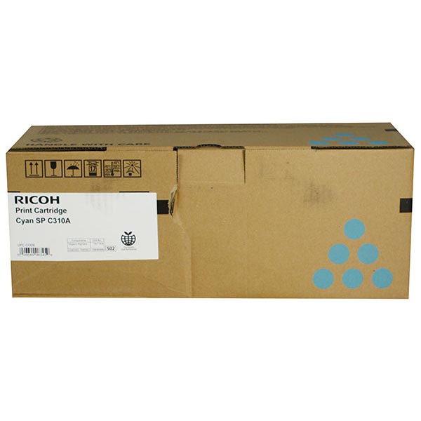 Ricoh 406345 (Type SPC310A) OEM Cyan Toner Cartridge