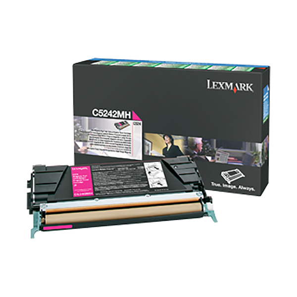 Lexmark C5242MH OEM Magenta Laser Toner Cartridge