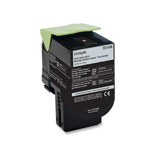 Premium 70C1HK0 (Lexmark #701HK) Compatible Lexmark Black Toner Cartridge