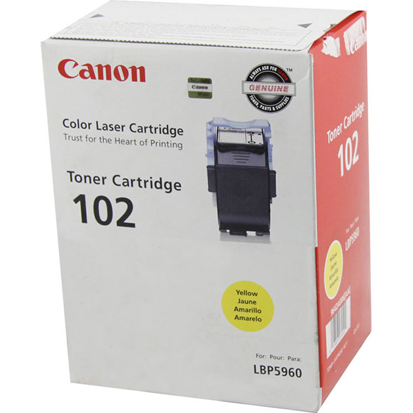 Canon 9642A006AA (CRG-102) OEM Yellow Toner Printer Cartridge