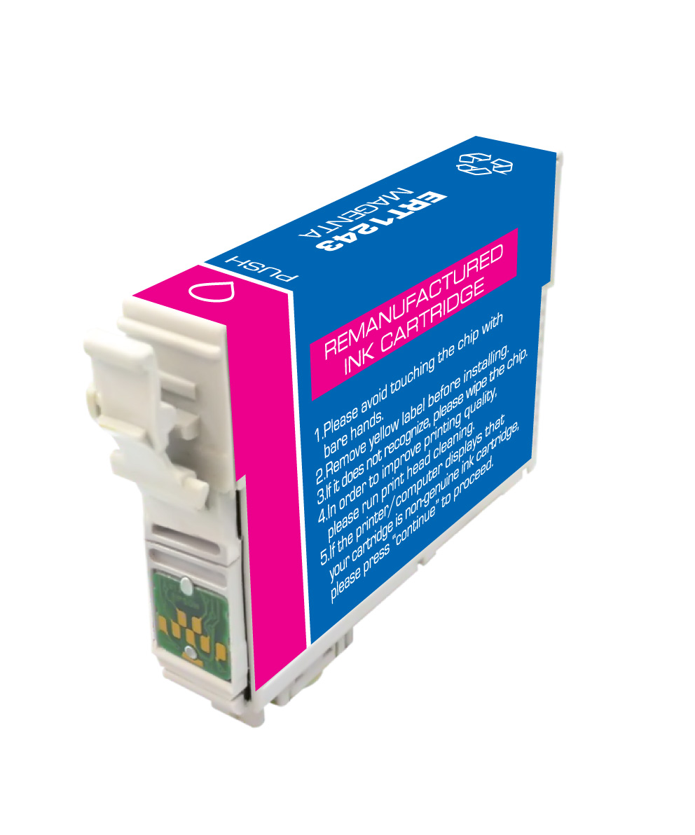 Premium T124320 (Epson 124) Compatible Epson Magenta Inkjet Cartridge