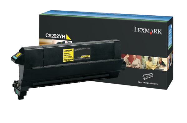 Lexmark C9202YH OEM Yellow Toner Cartridge