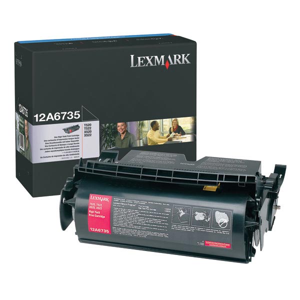 Lexmark 12A6735 OEM Black Toner Cartridge